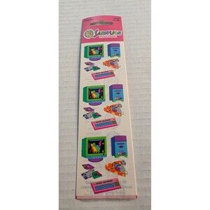 Sealed Vintage Sandylion Kromekote Neon Desktop Computer Keyboard Mouse Stickers